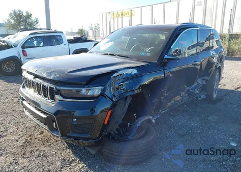 2023 Jeep Grand Cherokee Overland 4X4 из США, поврежденный, VIN 1C4RJHDG6PC613839